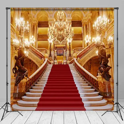 Castle Palace Girls Princess Birthday Photo Backdrop - Aperturee