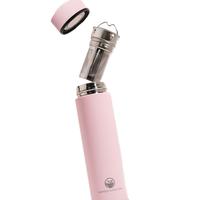 Tea Bottle with Infuser – Heat Resistant, Anti-Scald, Elegant Pink Design for Loose Leaf Herbal Teas by Remedy and Restore