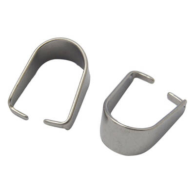 Tarnish Resistant 201 Stainless Steel Snap on Bails