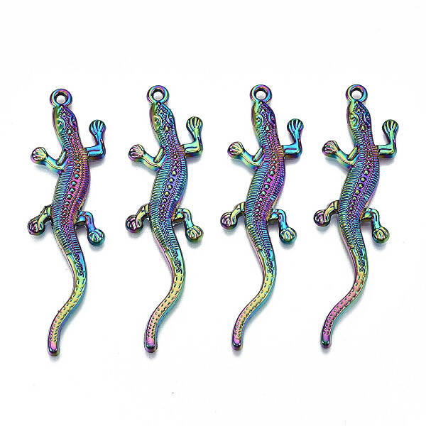 Rainbow Color Alloy Big Pendants
