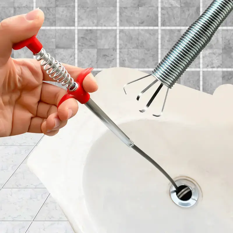 Drain Snake, Drain Clog Remover - Gutter Cleaning Tools Drain Cleaner for Toilet Sewer Shower Kitchen Bathroom Tub Clogged Dr...