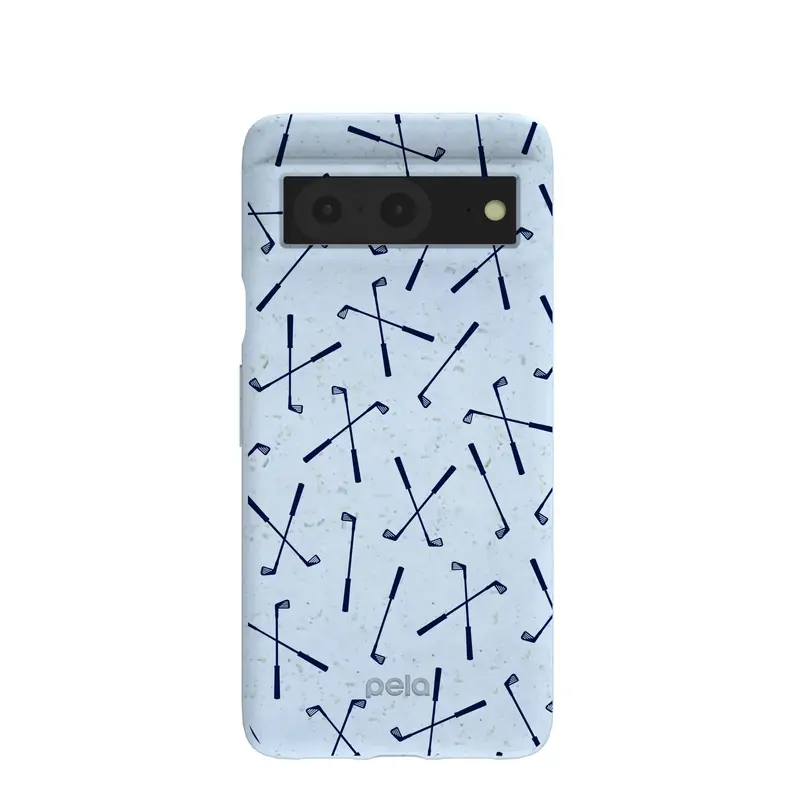 Powder Blue Golf Clubs Google Pixel 8 Case