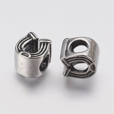 Ion Plating(IP) 304 Stainless Steel European Beads