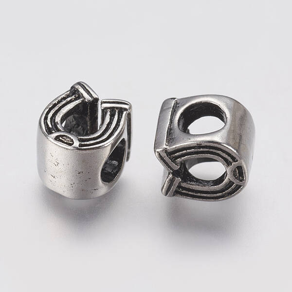 Ion Plating(IP) 304 Stainless Steel European Beads