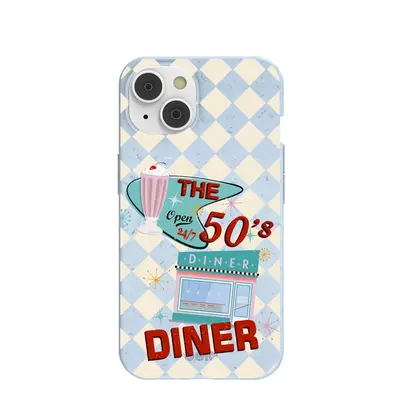 Powder Blue The 50s Diner iPhone 14/16e Case