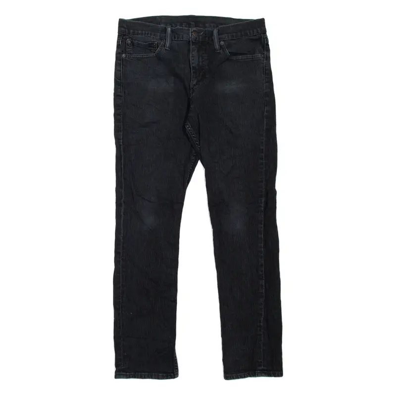 LEVI'S 511 Jeans Mens Black Slim Straight W33 L30