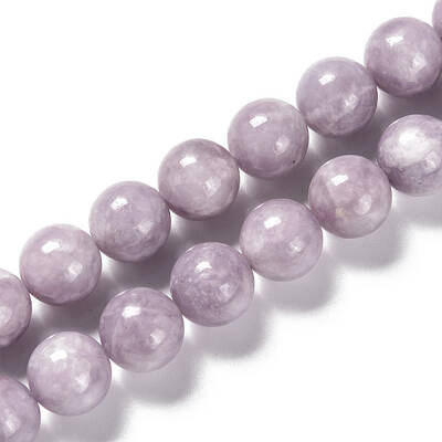 Natural Lepidolite Beads Strands