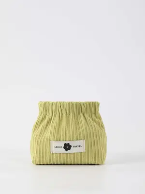 Corduroy Solid Color Letter Patch Make Up Bag, Portable Storage Bag for Women & Girls, Casual Trendy Versatile High-quality D...