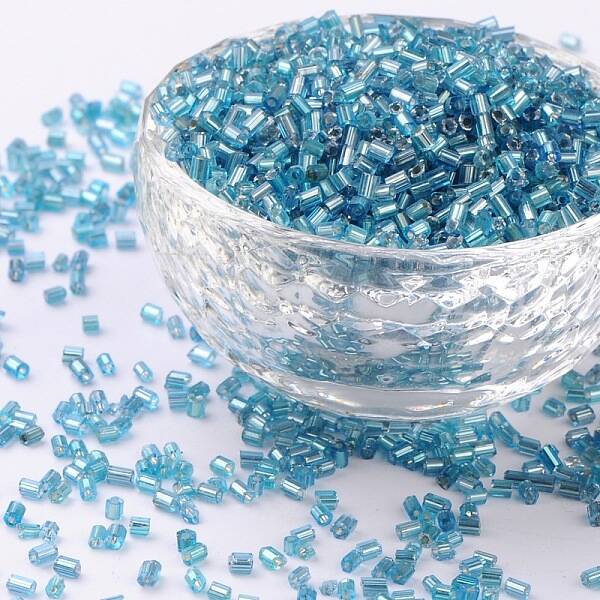11/0 Two Cut Glass Seed Beads