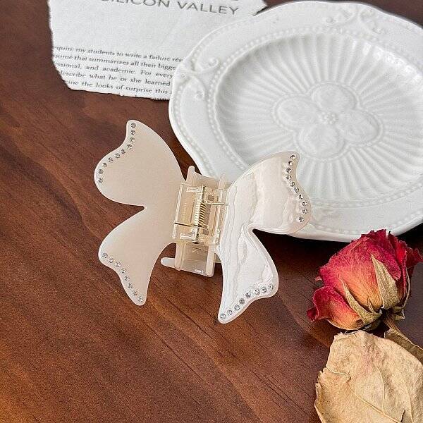 Cellulose Acetate & Iron Claw Hair Clips