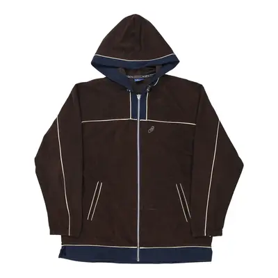 Asics Hoodie - XL Brown Polyester