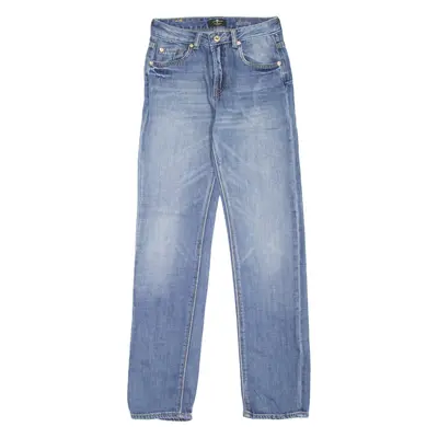 7 FOR ALL MANKIND Slimmy Girls Jeans Blue Slim Skinny Stone Wash W24 L29