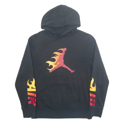 AIR JORDAN Boys Black Hoodie 14-15Y