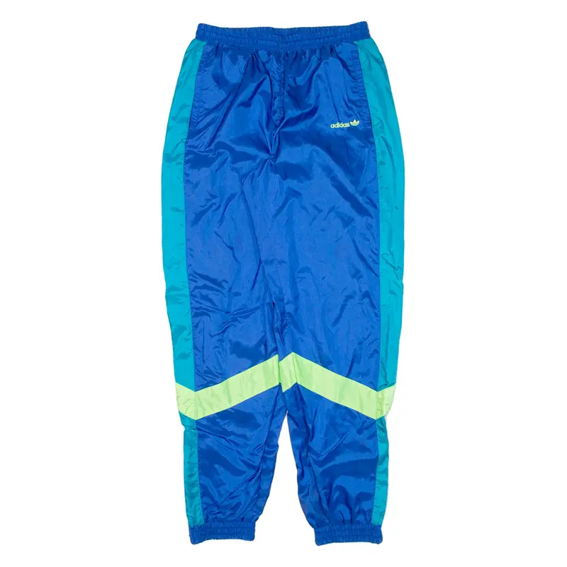 ADIDAS Mens Track Pants Blue Tapered M W28 L31