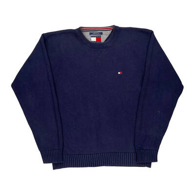 Tommy Hilfiger Jumper - XL Navy Cotton