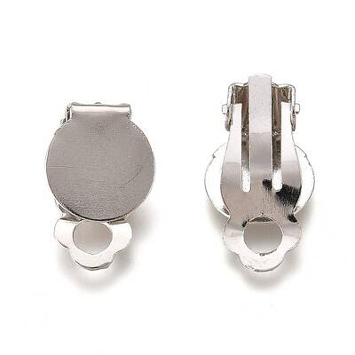 Iron Clip-on Earring Settings
