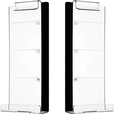 Clear Message Board With Clip, 2pcs Computer Display Message Board, Sticky Note Display Board For Work