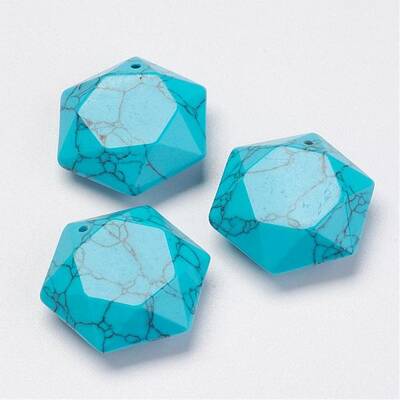 Synthetic Turquoise Pendants