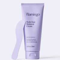 Sensitive Skin Body Hair Removal Cream with Comfortable Wax Applicator - Body Care Fragrance Gentle
