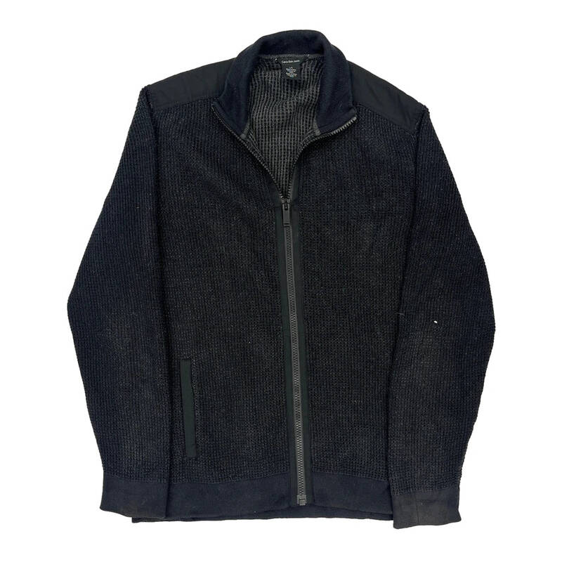 Calvin Klein Jeans Jumper - Large Black Cotton Blend