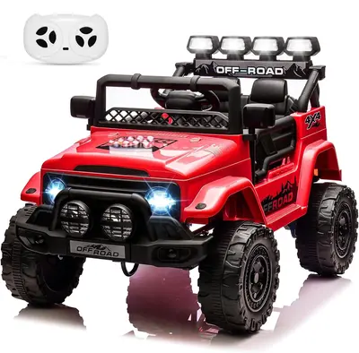 Garvee Ride - P Series: 12V Electric Ride on Truck Car For Kids Age 3+, Remote Control, Twin 25W Motors 3.1MPH Max Speed, Blu...